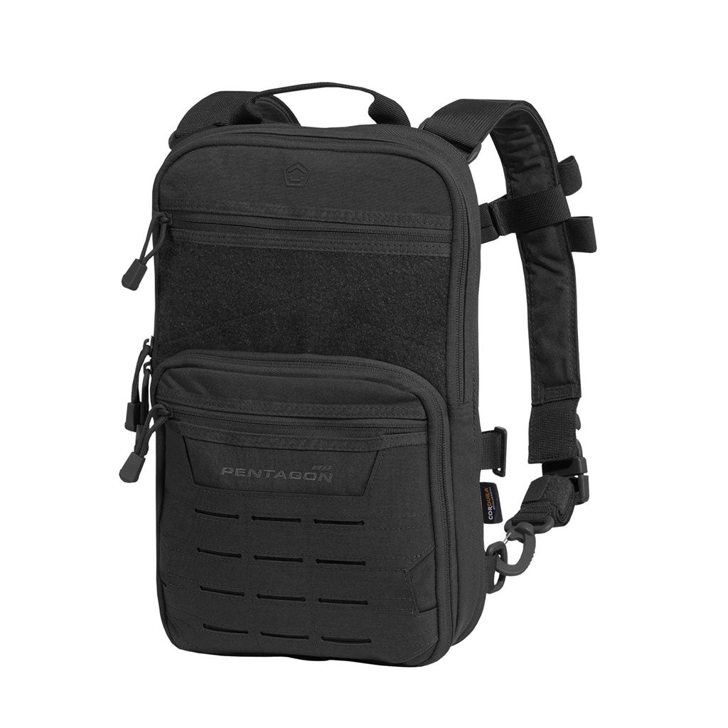 Mochila compacta QUICK BAG compresiva 5-17 L negra