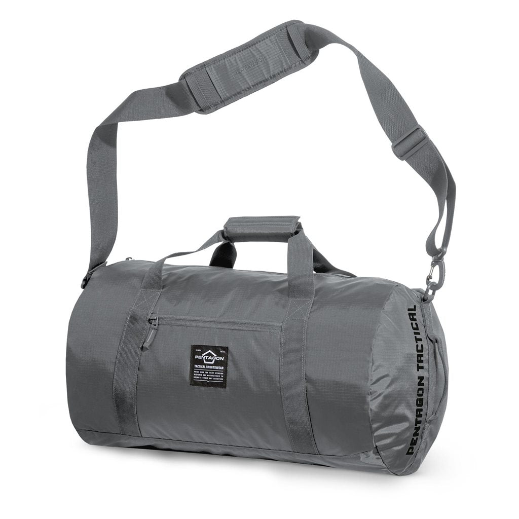 Bolsa de hombro KANON 2.0 negra, poliester 210T WR rip-stop, plegable