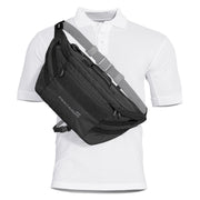 Bolsa de hombro TELAMON negra PENTAGON con MOLLE y cuatro bolsillos