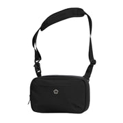 Bandolera CONSUL SLING negra, impermeable y acolchada, interior de felpa