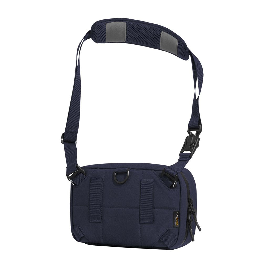 Bandolera CONSUL SLING negra, impermeable y acolchada, interior de felpa