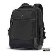 Mochila CONSUL 27 L negra con 500D Cordura y refuerzos de nylon balístico