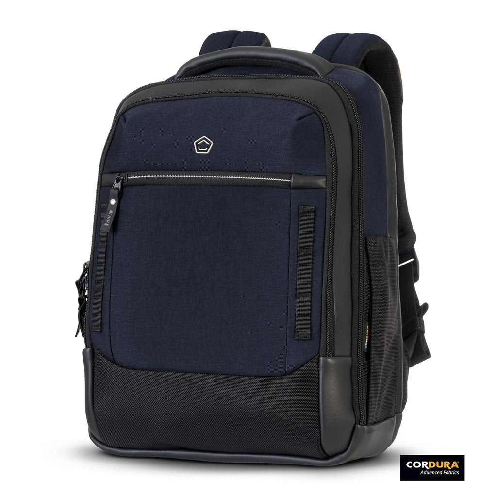 Mochila CONSUL 27 L negra con 500D Cordura y refuerzos de nylon balístico