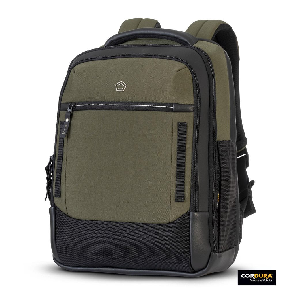 Mochila CONSUL 27 L negra con 500D Cordura y refuerzos de nylon balístico