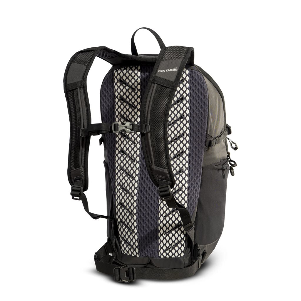 Mochila MINOR 20 l negra - senderismo, ligera y resistente, material reciclado certificado Bluesign