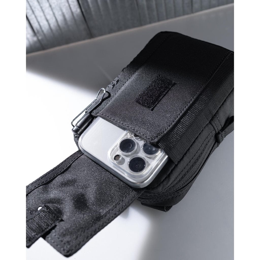 Funda universal AXON ADMIN negra para cuadernos, bolígrafos y smartphone