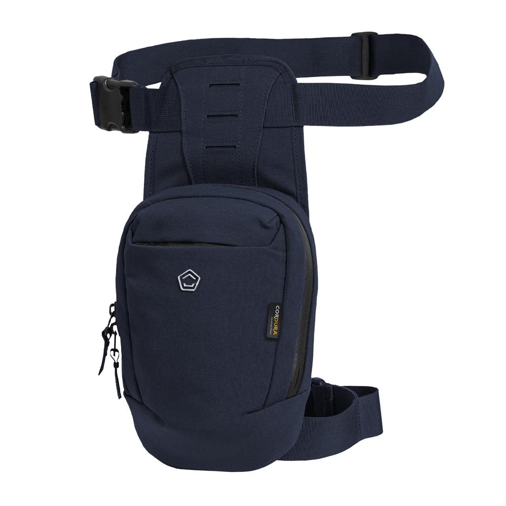 Funda táctica de muslo CONSUL en nylon 500D Cordura con cremalleras YKK y hebillas Duraflex