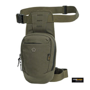 Funda táctica de muslo CONSUL en nylon 500D Cordura con cremalleras YKK y hebillas Duraflex