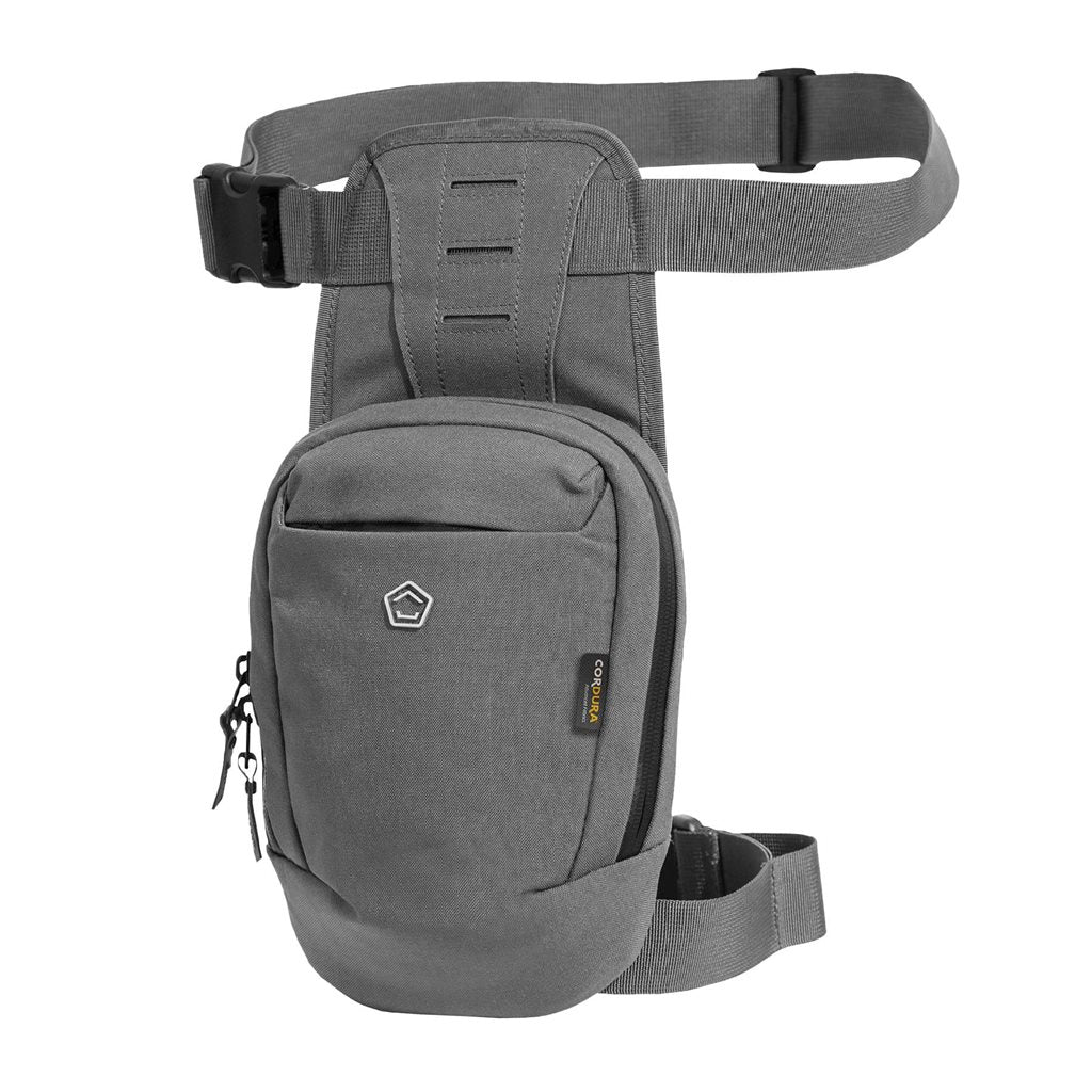Funda táctica de muslo CONSUL en nylon 500D Cordura con cremalleras YKK y hebillas Duraflex