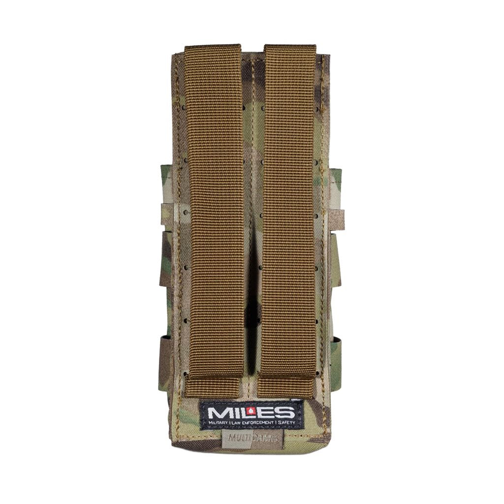 Bolsa AMINA para dos cargadores STANAG 4179 y AKM Multicam®, cierre Velcro, 500D Cordura®