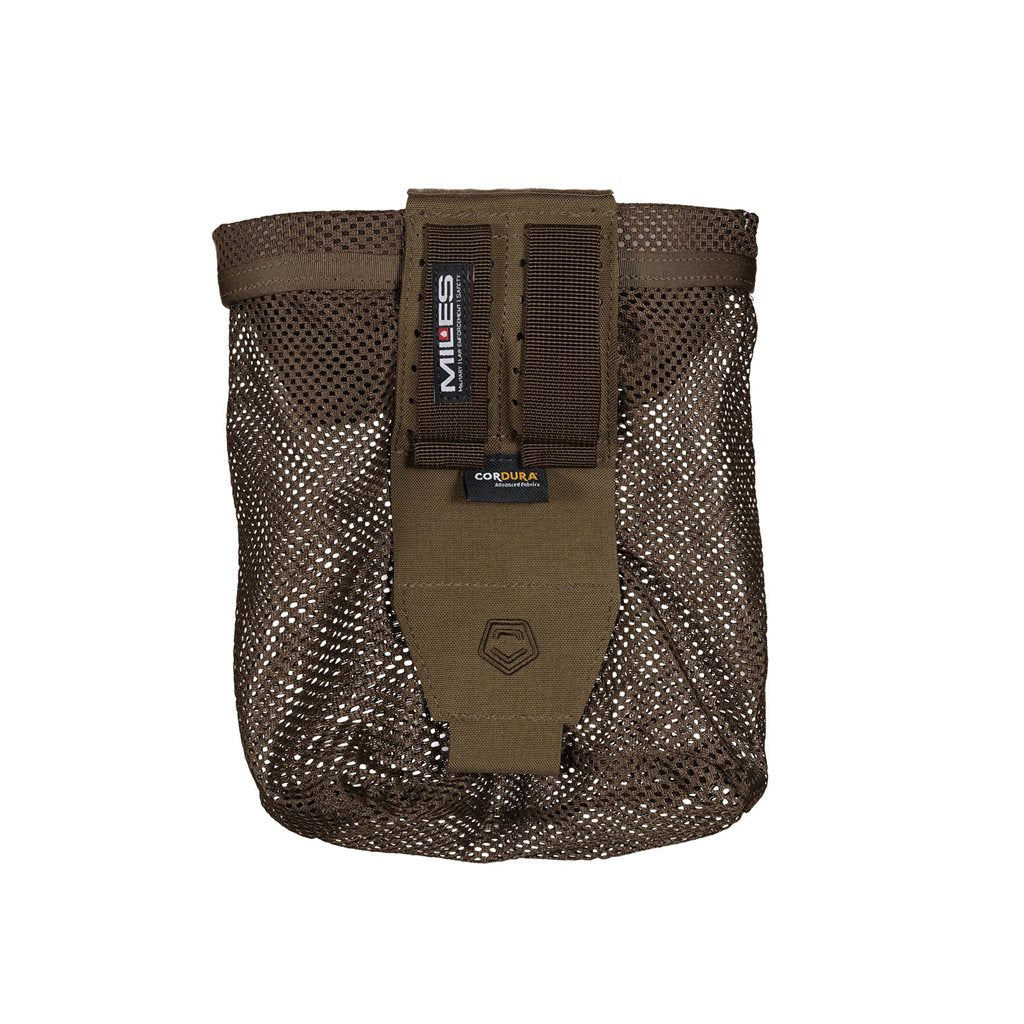 Funda plegable de malla AMINA negra, perfil bajo