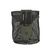 Funda plegable de malla AMINA negra, perfil bajo