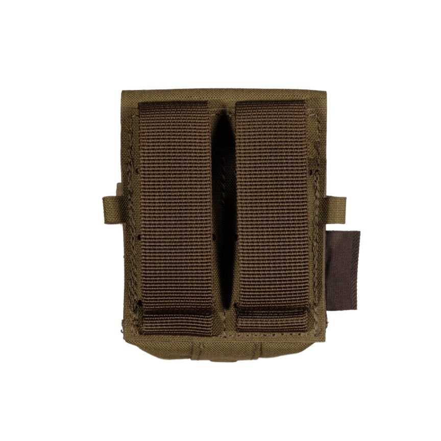 Bolsa AMINA para una granada, color negro, con sujeción trasera MOLLE, Cordura 500D