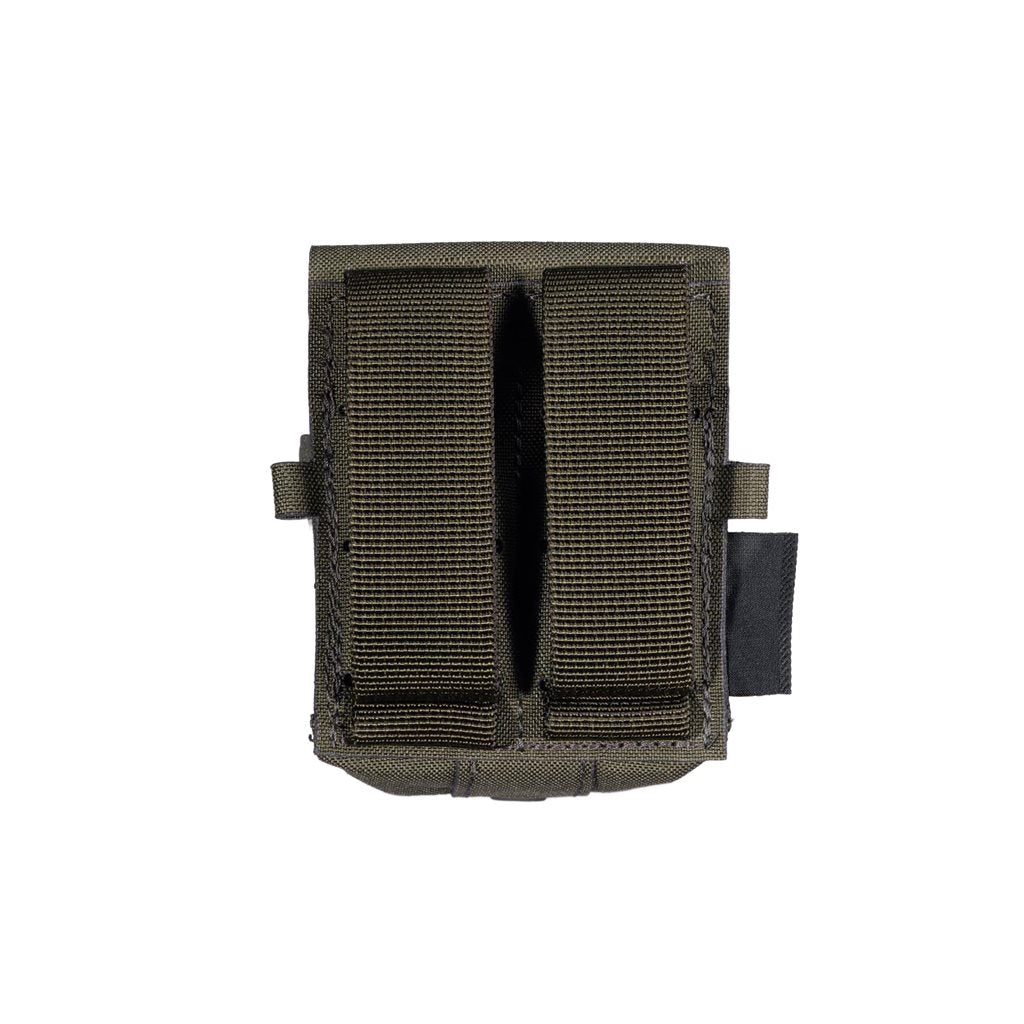 Bolsa AMINA para una granada, color negro, con sujeción trasera MOLLE, Cordura 500D