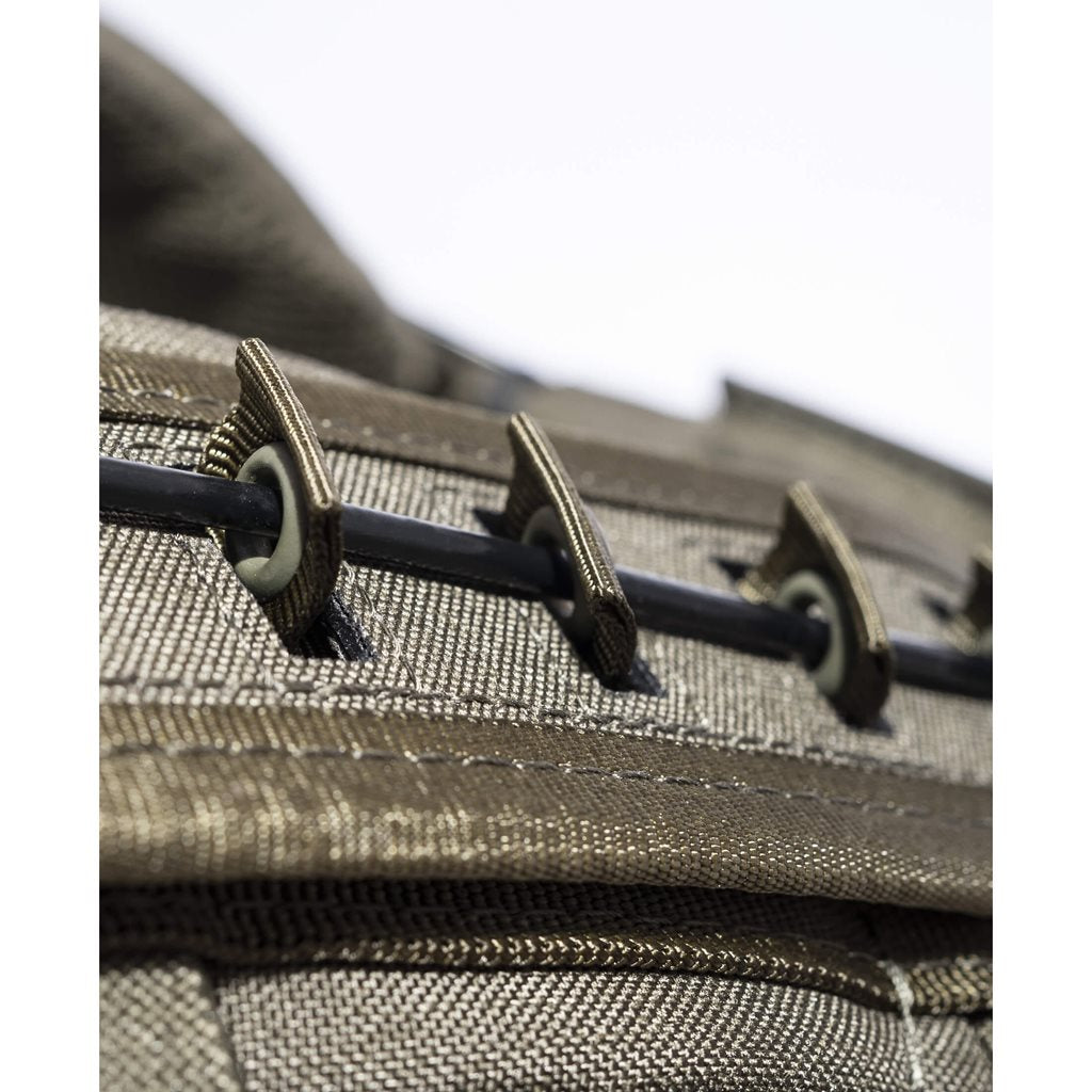 Chaleco portaplacas MILON MK2 negro en Cordura, vista delantera