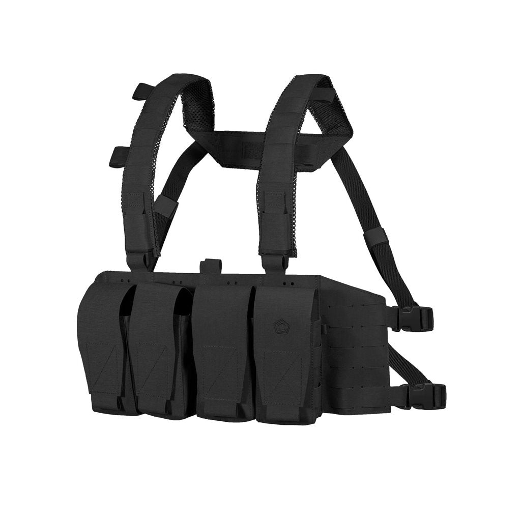 Vesta AMINA Hybrid Recon chest rig negro en nylon Cordura 500D