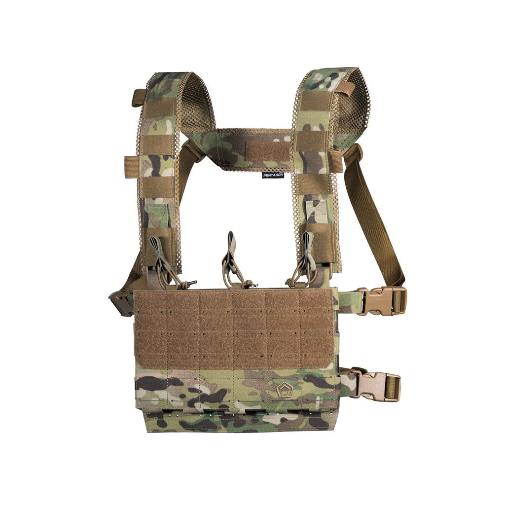 Chaleco Vesta AMINA Micro Chest Rig en Cordura 500D con fijaciones MOLLE/PALS