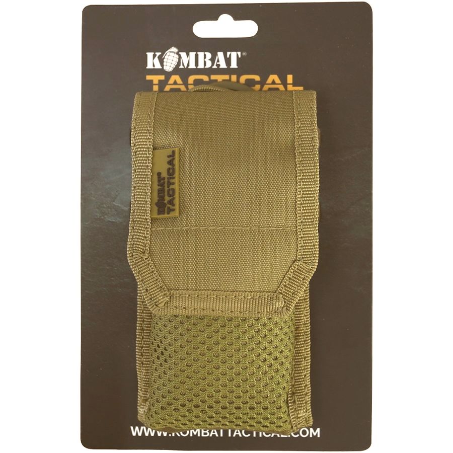 Funda MOLLE protectora para teléfono con cordón ajustable, negra, 15 x 8 x 4 cm