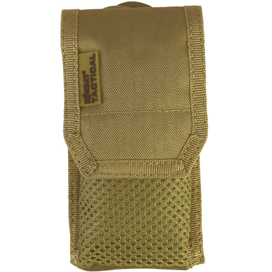 Funda MOLLE protectora para teléfono con cordón ajustable, negra, 15 x 8 x 4 cm