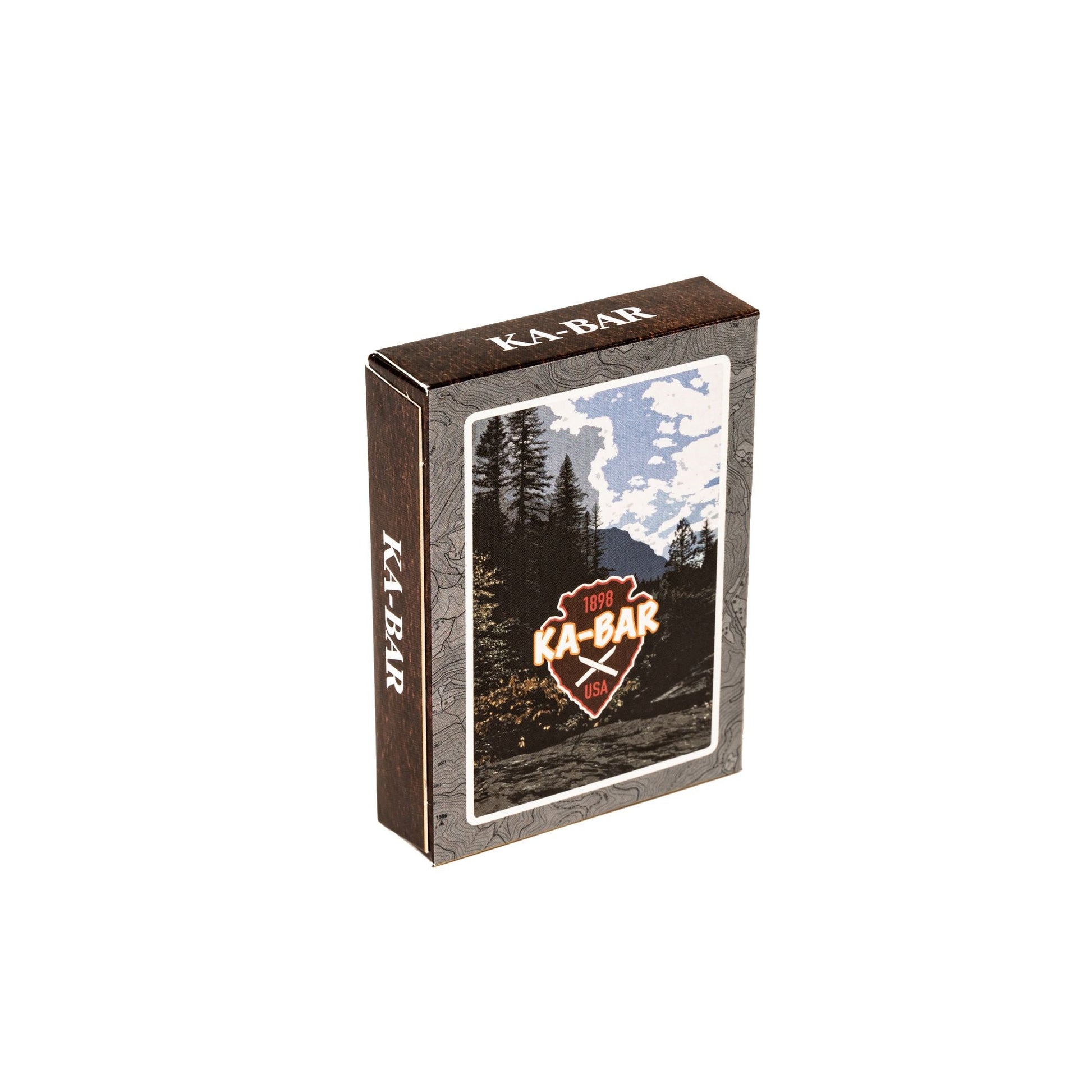 Baraja Ka-Bar TRAIL, 54 cartas (88 x 62 mm) con recubrimiento plástico flexible resistente a la intemperie