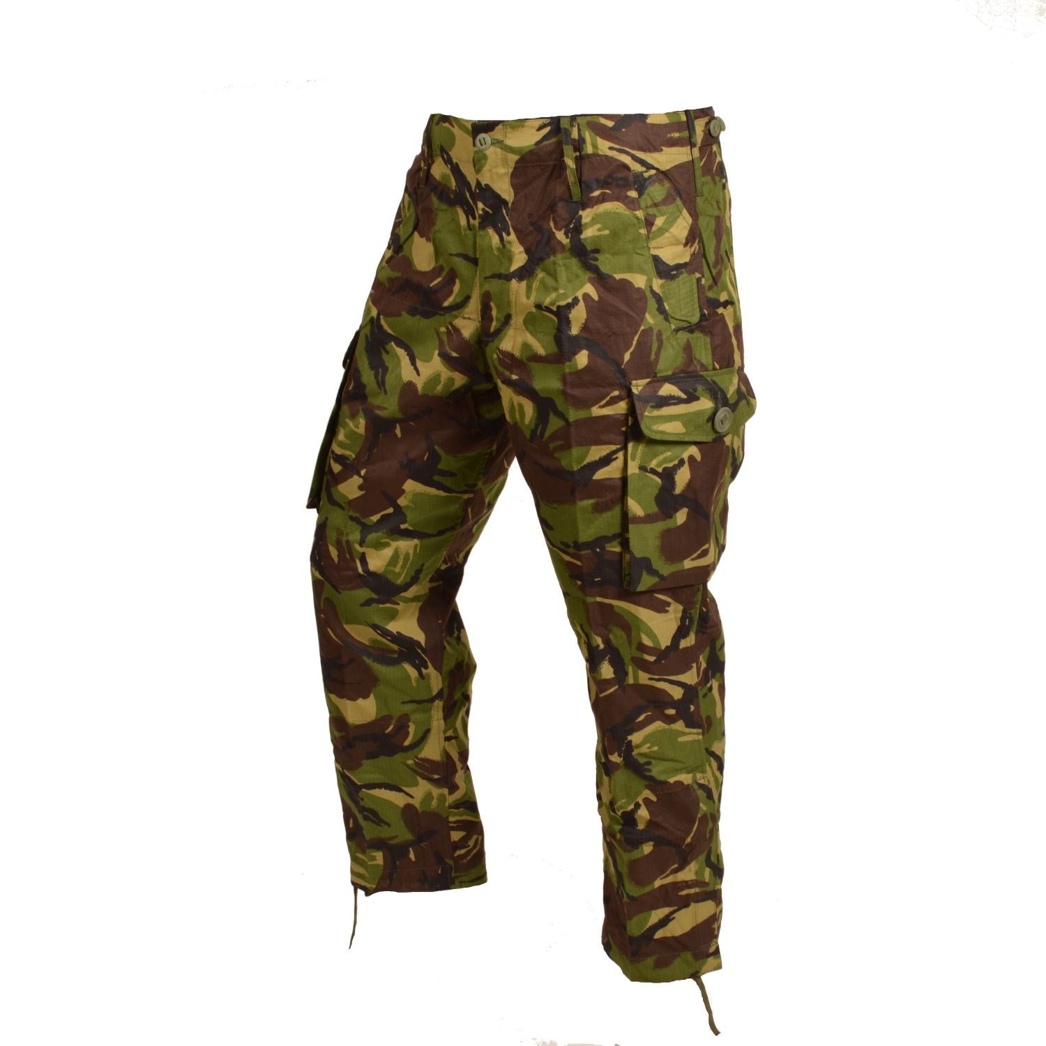 Pantalones COMBAT WINDPROOF rip-stop DPM, bolsillos y cinturilla ajustable