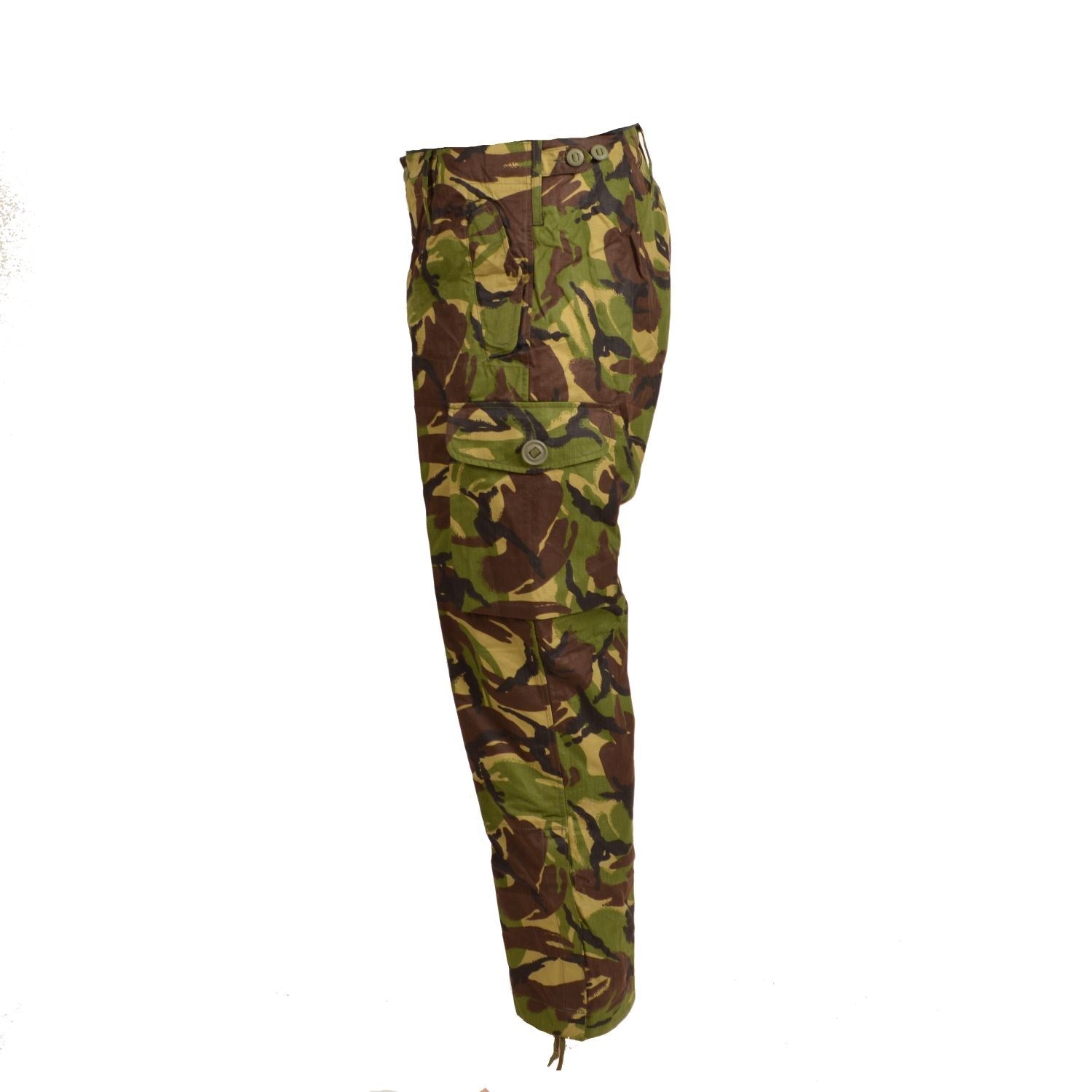 Pantalones COMBAT WINDPROOF rip-stop DPM, bolsillos y cinturilla ajustable