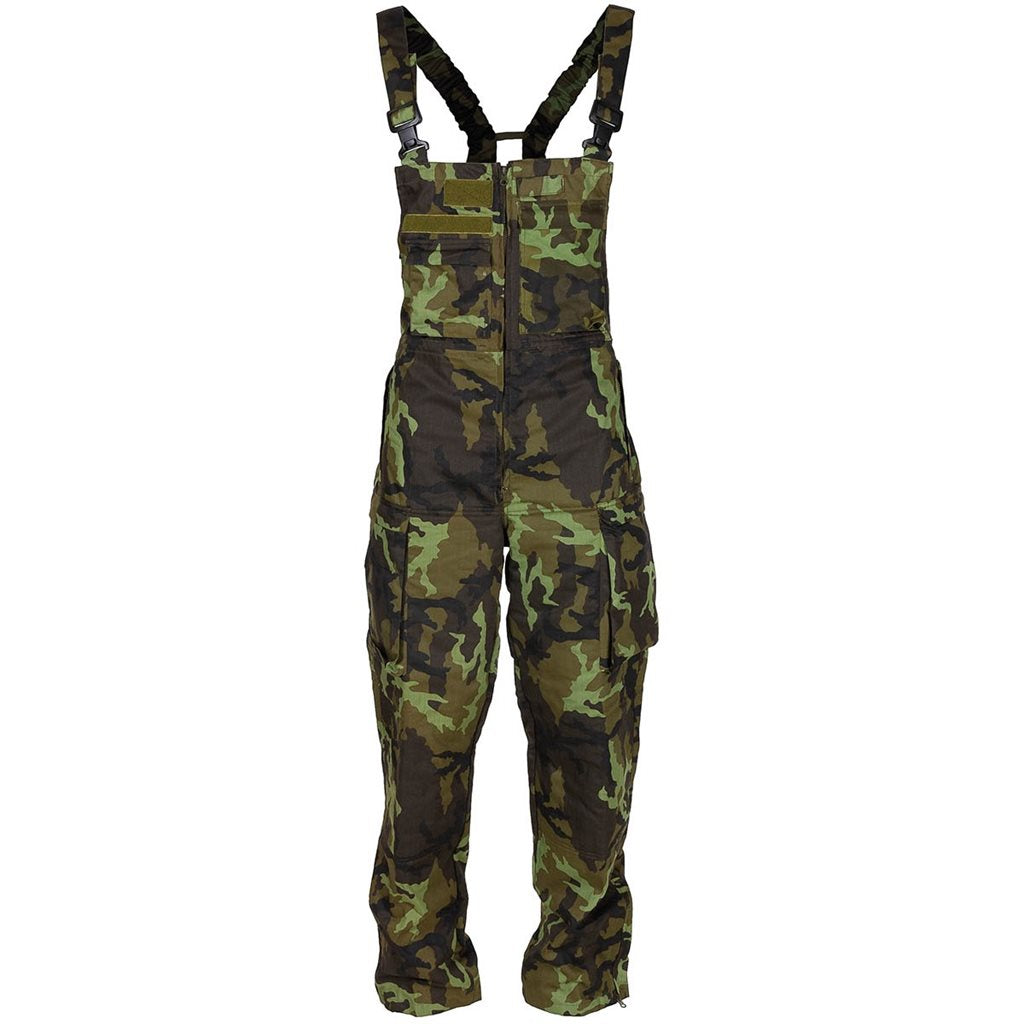 Pantalones con peto ILS vz.95, patrón bosque, modelo original militar