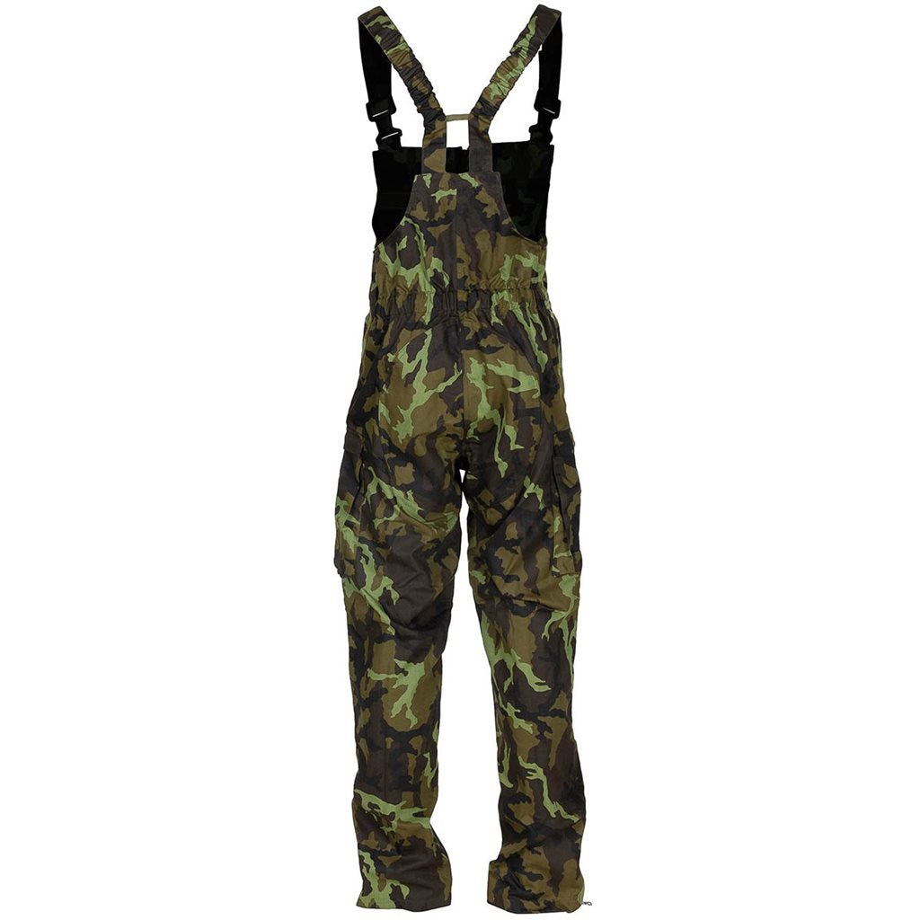 Pantalones con peto ILS vz.95, patrón bosque, modelo original militar