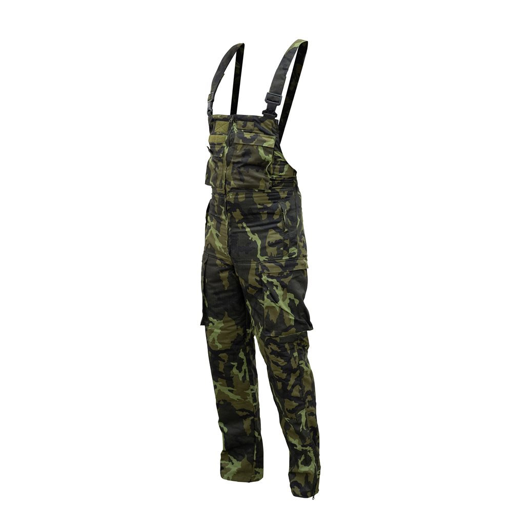 Pantalones con peto ILS vz.95, patrón bosque, modelo original militar
