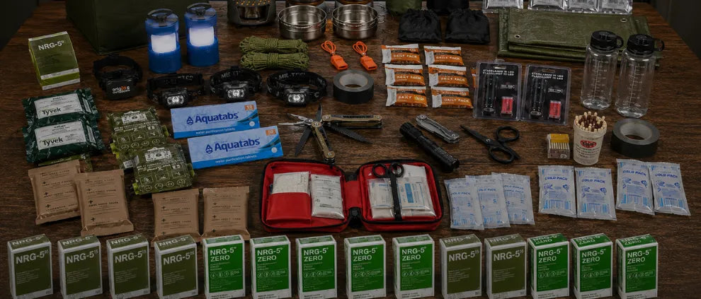 kits de emergencia para 2 personas