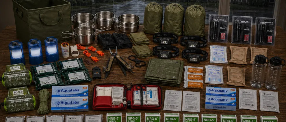 kits de emergencia para familias