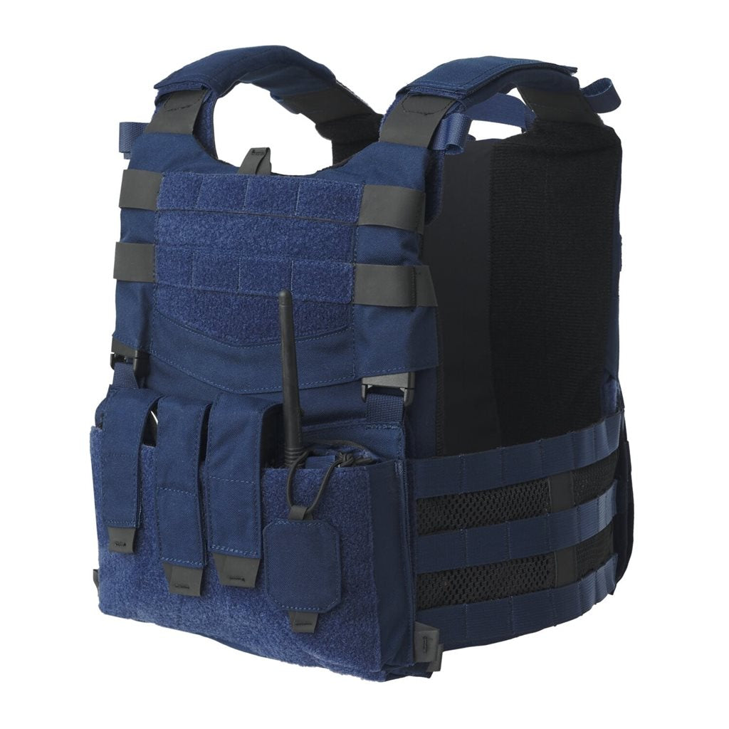 Portaplacas GUARDIAN AW Enforcement en nylon Cordura, chaleco de perfil bajo con plataforma frontal y inserto LAW ENFORCEMENT