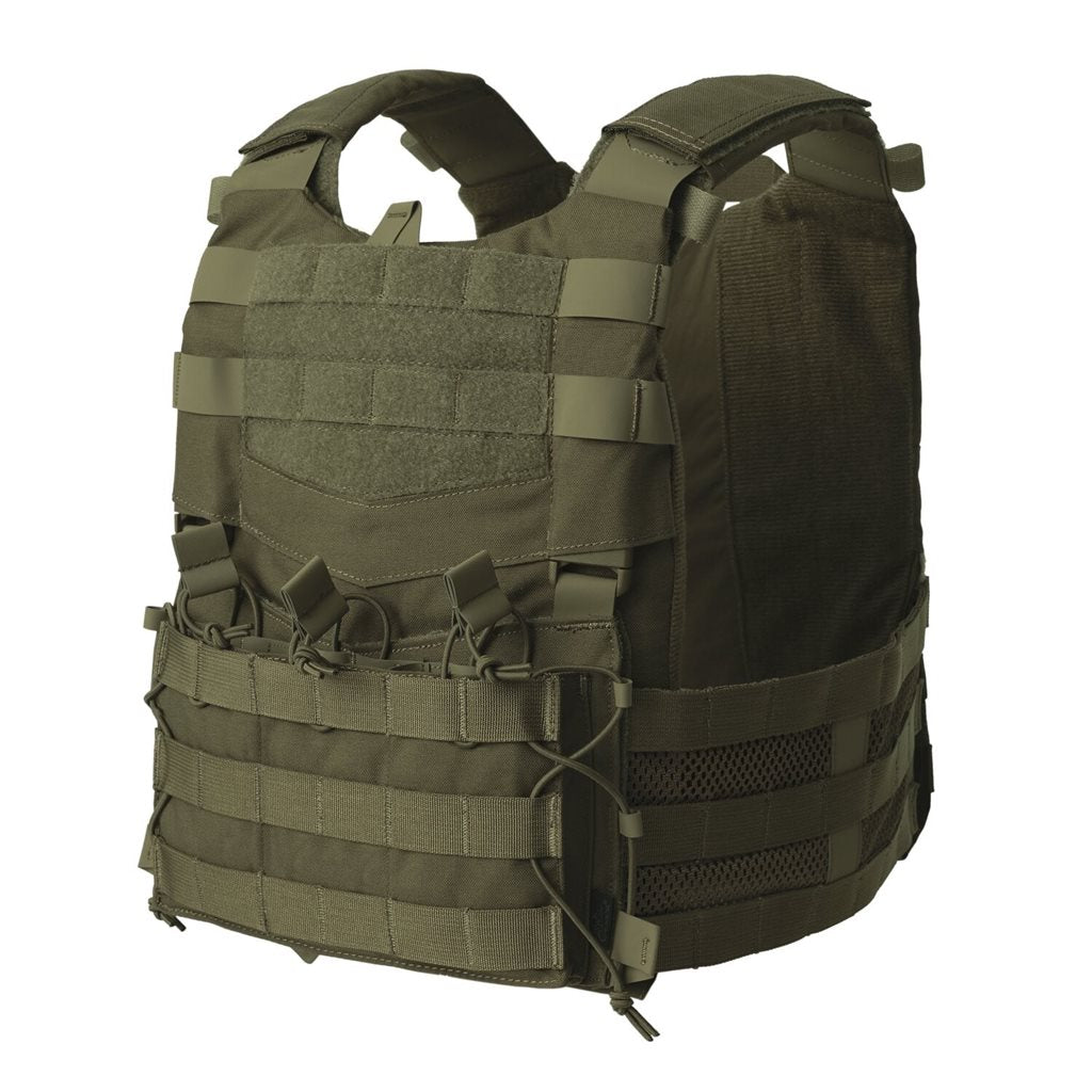 Chaleco GUARDIAN Military Set portaplacas de Cordura con plataforma frontal y triple funda para cargadores AR/AK