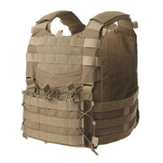 Portaplacas GUARDIAN Military Set color Coyote con plataforma frontal y triple portacargadores