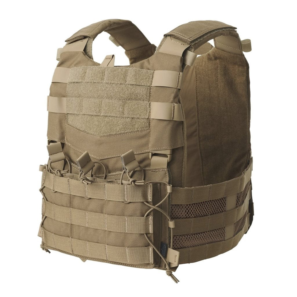 Imagen del Chaleco GUARDIAN Military Set portaplacas en Cordura con plataforma frontal y triple funda para cargadores AR/AK