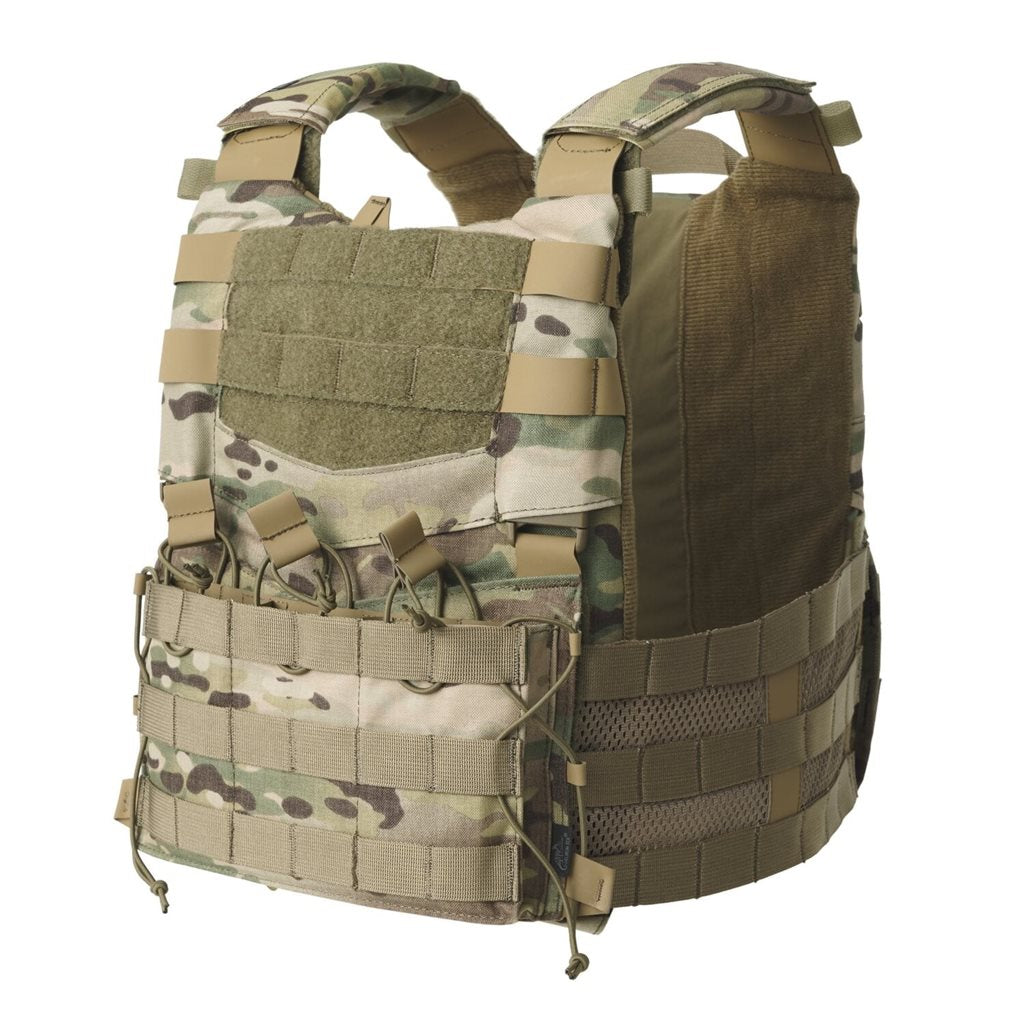 Imagen del Chaleco GUARDIAN Military Set portaplacas en Cordura con plataforma frontal y triple funda para cargadores AR/AK
