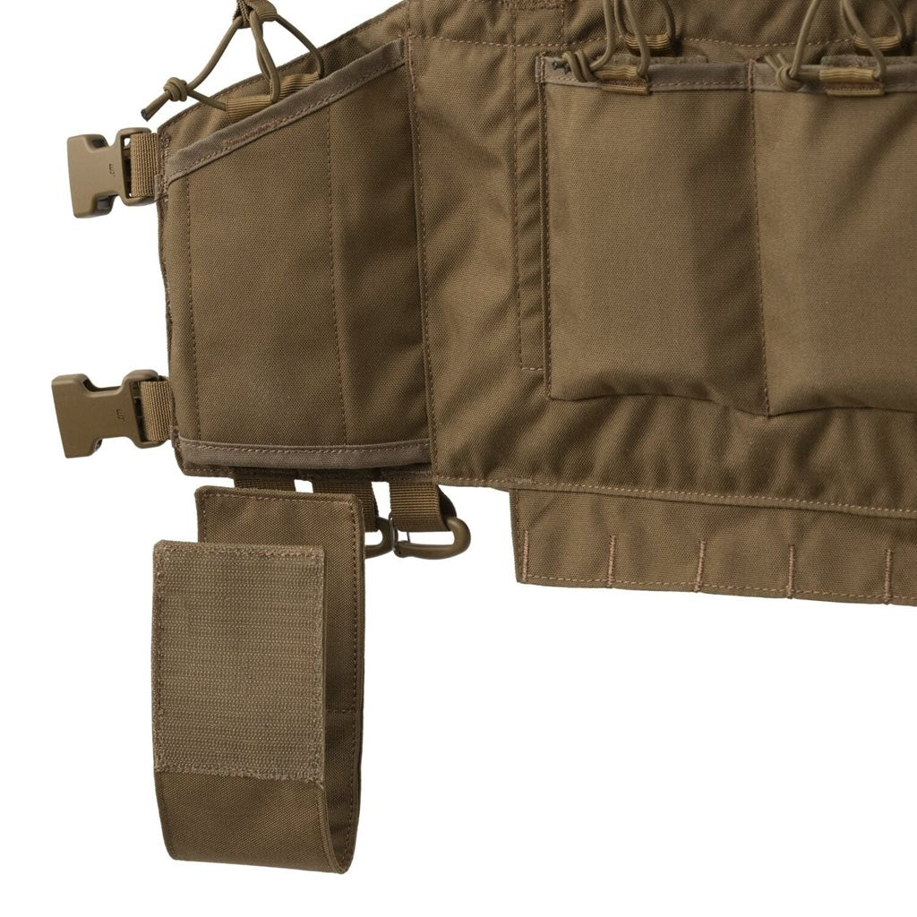 Pechera Chest Rig Guardian Recce negra, plataforma táctica de Cordura 235 g/m²