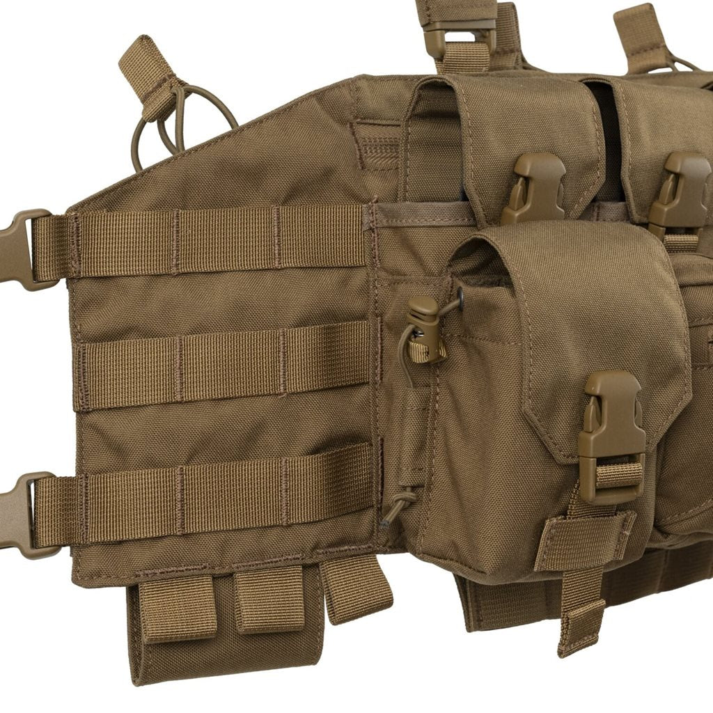 Pechera Chest Rig Guardian Recce negra, plataforma táctica de Cordura 235 g/m²