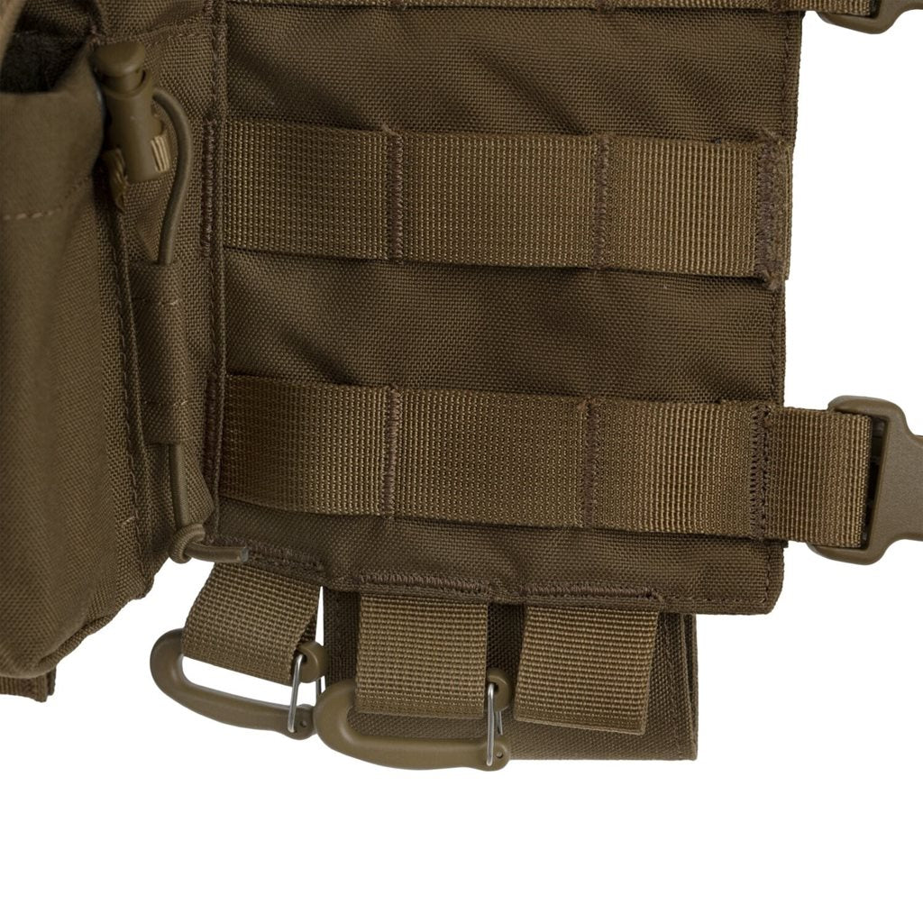Pechera Chest Rig Guardian Recce negra, plataforma táctica de Cordura 235 g/m²