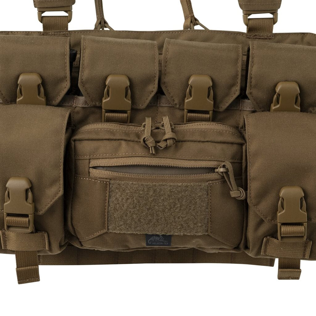 Pechera Chest Rig Guardian Recce negra, plataforma táctica de Cordura 235 g/m²