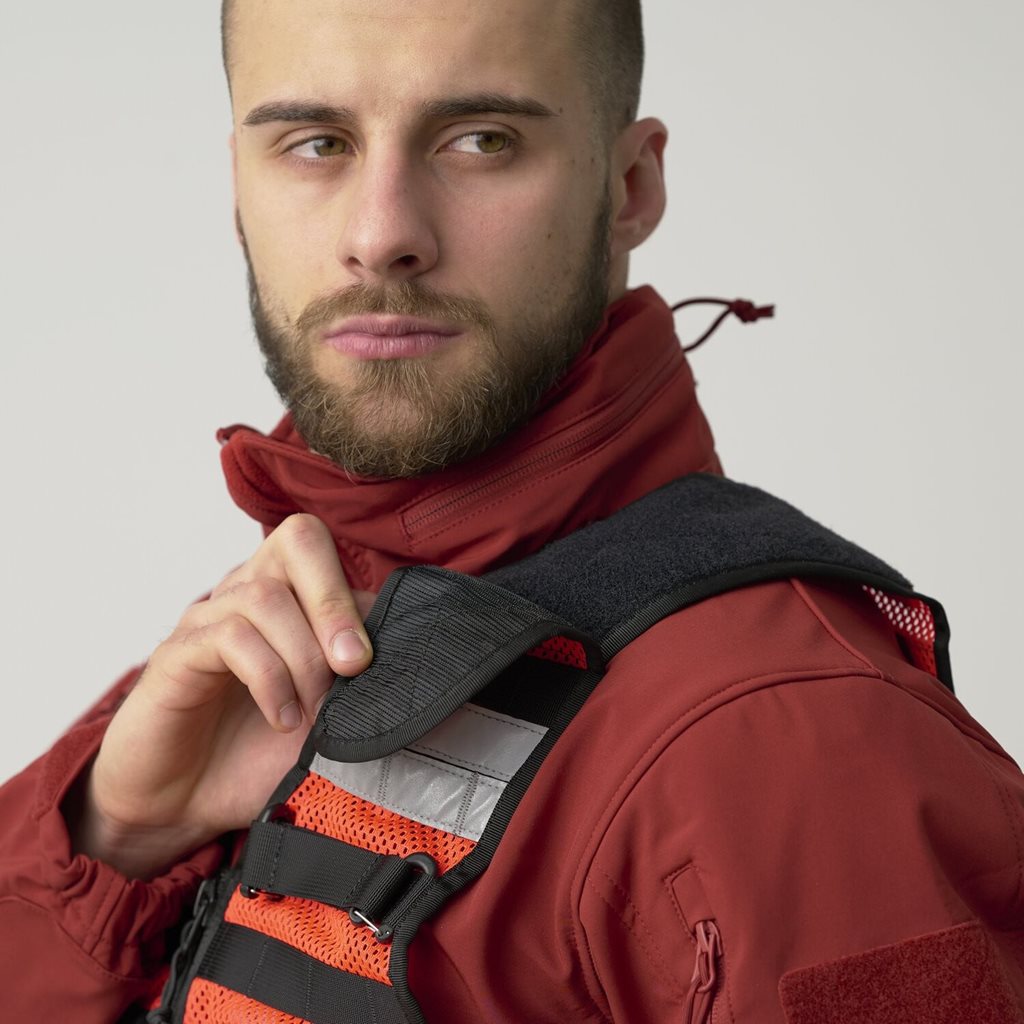 Chaleco SAR de rescate modular con elementos reflectantes