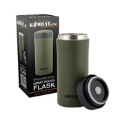 Botella MILITARY aislada de acero inoxidable 330 ml color verde