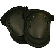 Protectores de Rodilla Armour negros con carcasa plástica y correas VELCRO