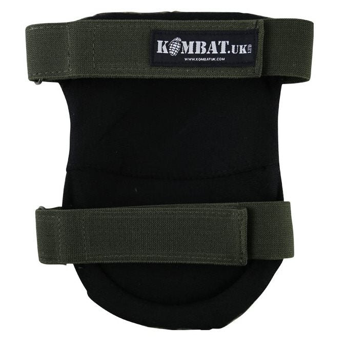 Protectores de Rodilla Armour negros con carcasa plástica y correas VELCRO