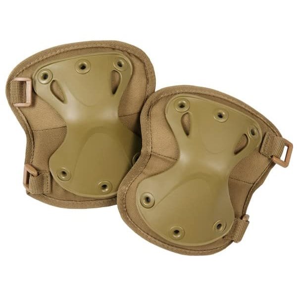 Protectores de codo SPEC-OPS negros KOMBAT TACTICAL con hardshell y acolchado interior