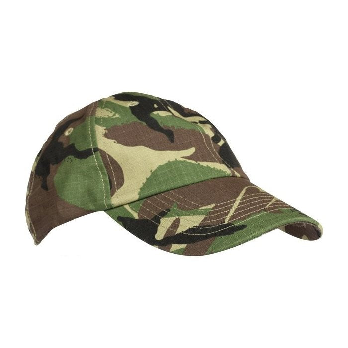 Gorra baseball rip-stop DPM ajustable con velcro trasero KO-124-DPM