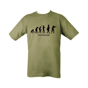 Camiseta manga corta con motivo 'Evolución del soldado' ZEENÉ