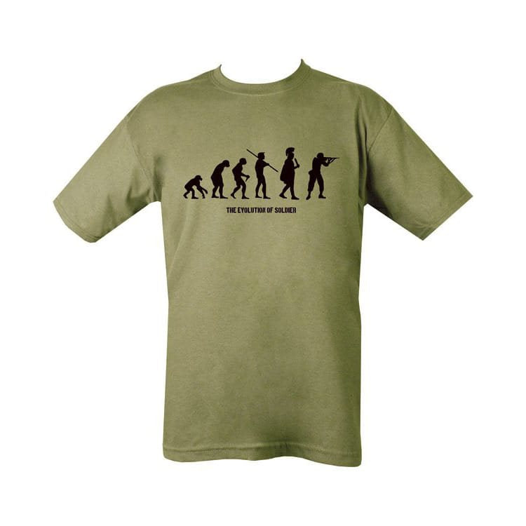 Camiseta manga corta con motivo 'Evolución del soldado' ZEENÉ
