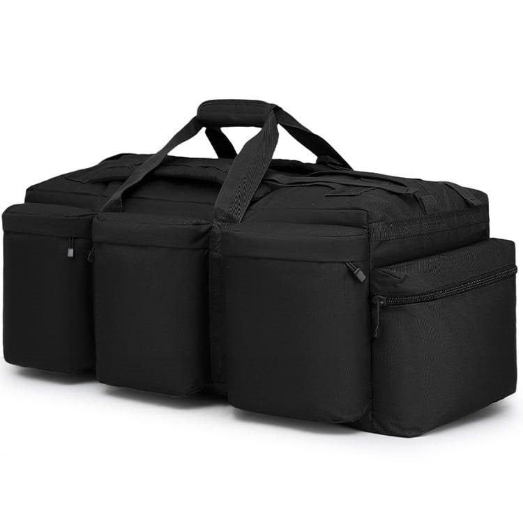 Bolsa/mochila ASSAULT HOLDALL 100L negra, 600D Tac-Poly, 5 bolsillos