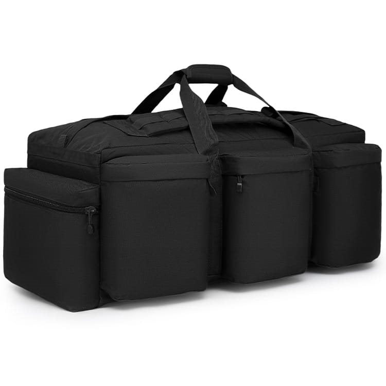 Bolsa/mochila ASSAULT HOLDALL 100L negra, 600D Tac-Poly, 5 bolsillos